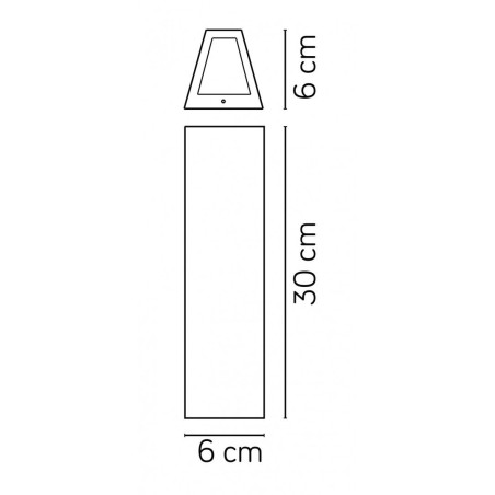 Kinkiet zewnętrzny Tin M1401 W SU-MA