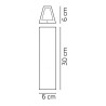 Kinkiet zewnętrzny Tin M1401 W SU-MA