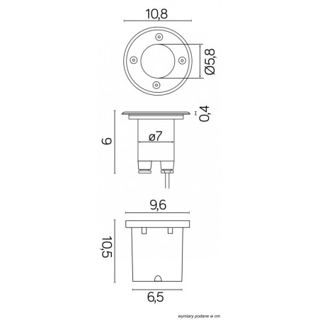 Lampa najazdowa Leda ST 5024 SU-MA