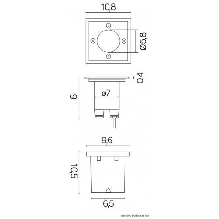 Lampa najazdowa Leda ST 5024 B SU-MA