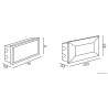 Lampa do zabudowy Mur Led Inox C 04 SU-MA