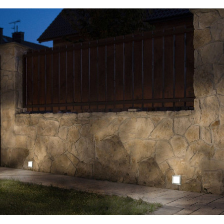 Lampa do zabudowy Mur Led Inox D 04 SU-MA