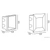 Lampa do zabudowy Mur Led Inox D 04 SU-MA