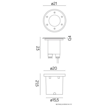 Lampa najazdowa Pabla 4031 SU-MA