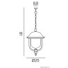 Lampa wisząca zewnętrzna Prince K 1018/1/O SU-MA