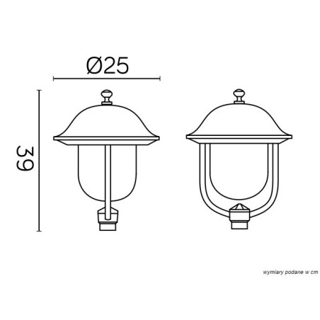 Głowica lampy Prince K 1018 O SU-MA