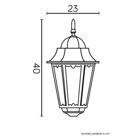 Głowica lampy Retro Classic II K 1018 H SU-MA
