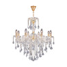 NOWOŚĆ 14004/8-GLD CHATEAU LAMPA WISZĄCA ZŁOTA/GOLD ZUMA LINE
