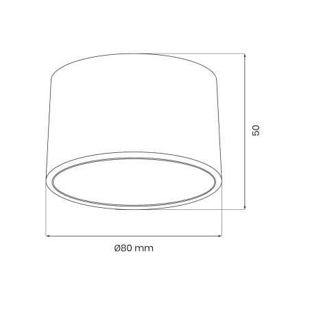 NOWOŚĆ MLP2478 Lampa sufitowa Dixie 1xGX53 Kaszmir Milagro
