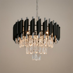 NOWOŚĆ ML2519 Żyrandol CRISTAL Chrome 5xE14 Milagro