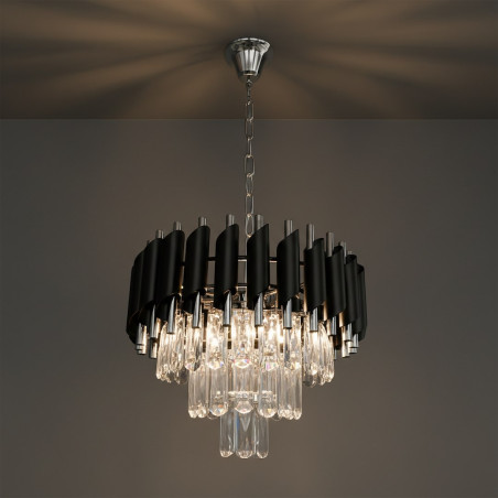 NOWOŚĆ ML2519 Żyrandol CRISTAL Chrome 5xE14 Milagro