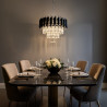 NOWOŚĆ ML2519 Żyrandol CRISTAL Chrome 5xE14 Milagro