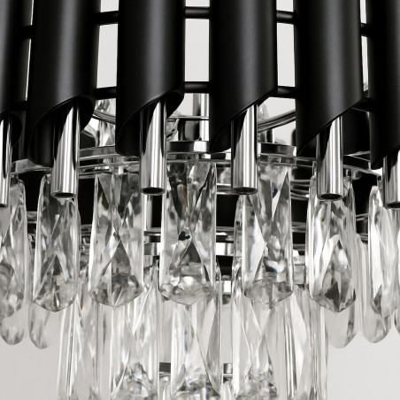 NOWOŚĆ ML2519 Żyrandol CRISTAL Chrome 5xE14 Milagro