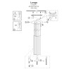 NOWOŚĆ Lampa wisząca Lungo 7 złota 7xG9 Light Prestige