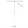 NOWOŚĆ Lampa wisząca do szynoprzewodu Lungo 1 złota 1F 1xG9 Light Prestige