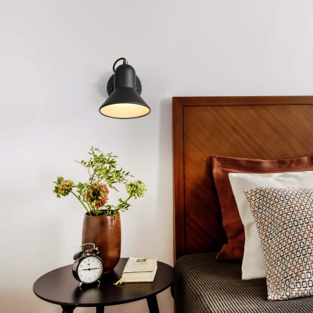 NOWOŚĆ Kinkiet Astama czarny 1xE27 Light Prestige