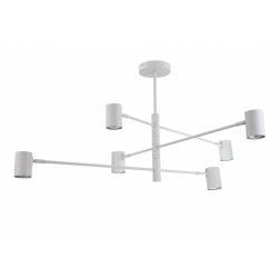 NOWOŚĆ Lampa wisząca Snow 6 biała 6xGU10 Light Prestige