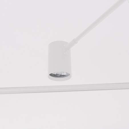 NOWOŚĆ Lampa wisząca Snow 6 biała 6xGU10 Light Prestige