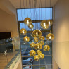 NOWOŚĆ Lampa wisząca Palla złota 1xE14 Light Prestige