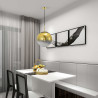 NOWOŚĆ Lampa wisząca Palla złota 1xE14 Light Prestige