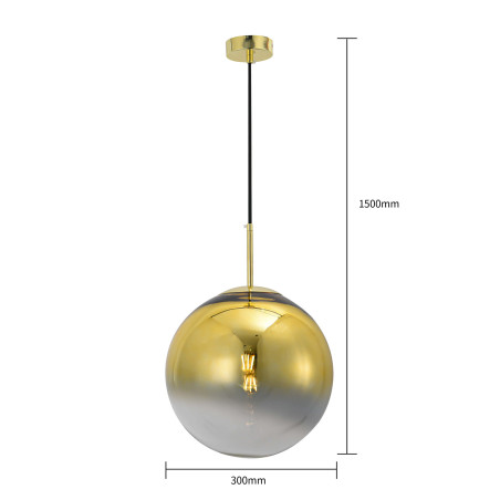 NOWOŚĆ Lampa wisząca Palla złota 1xE14 Light Prestige