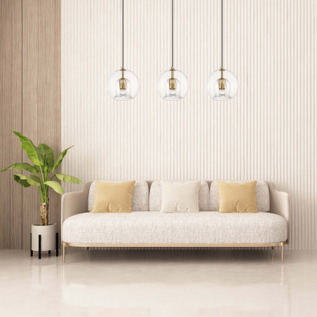NOWOŚĆ Lampa wisząca Arette złota 3xE27 Light Prestige
