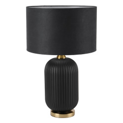 NOWOŚĆ Lampa stołowa Tamiza 65 cm czarna 1xE27 Light Prestige