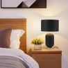 NOWOŚĆ Lampa stołowa Tamiza 65 cm czarna 1xE27 Light Prestige