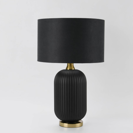 NOWOŚĆ Lampa stołowa Tamiza 65 cm czarna 1xE27 Light Prestige