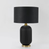 NOWOŚĆ Lampa stołowa Tamiza 65 cm czarna 1xE27 Light Prestige