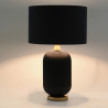 NOWOŚĆ Lampa stołowa Tamiza 65 cm czarna 1xE27 Light Prestige