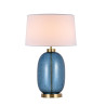 NOWOŚĆ Lampa stołowa Amur niebieska 1xE27 Light Prestige