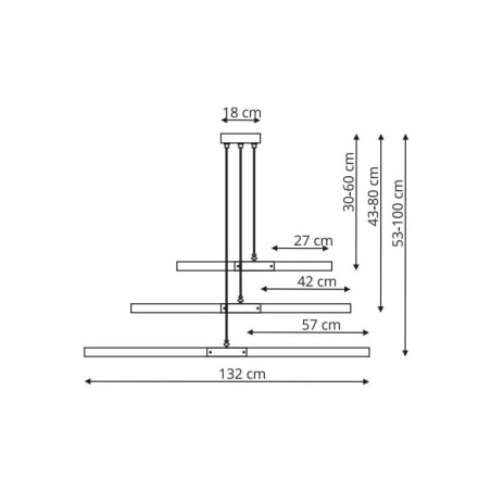 NOWOŚĆ Lampa wisząca Lugano drewno LED 3000K Light Prestige