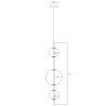 NOWOŚĆ Lampa wisząca pionowa Dorado złota LED CCT Light Prestige
