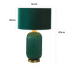 NOWOŚĆ Lampa stołowa Tamiza 65 cm zielona 1xE27 Light Prestige