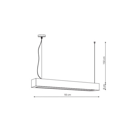 NOWOŚĆ Lampa wisząca Ibros czarna 24W IP20 LED CCT Light Prestige