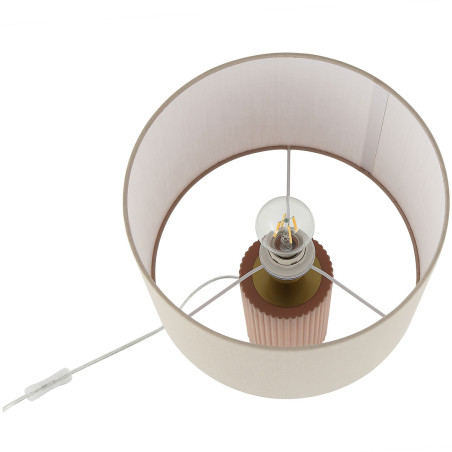 NOWOŚĆ Lampa stołowa Tokio beżowa 1xE27 Light Prestige