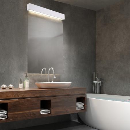 NOWOŚĆ Kinkiet Ibros 120 cm biały IP44 LED CCT Light Prestige