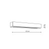 NOWOŚĆ Lampa sufitowa Ibros 63 cm biała 18W IP44 LED CCT Light Prestige