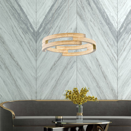 NOWOŚĆ Lampa wisząca Tarja złota LED CCT Light Prestige