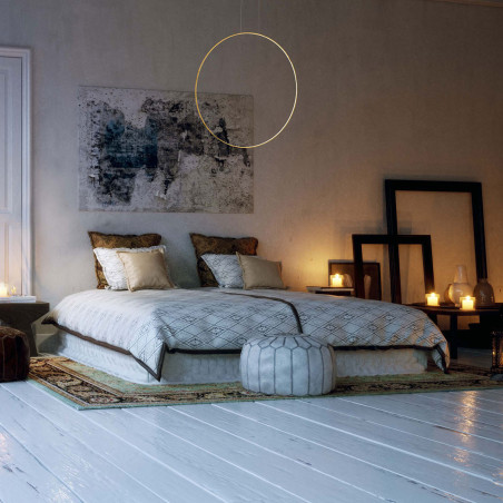 NOWOŚĆ Lampa wisząca Mirror L złota IP44 LED CCT Light Prestige