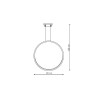 NOWOŚĆ Lampa wisząca Mirror L czarna IP44 LED CCT Light Prestige