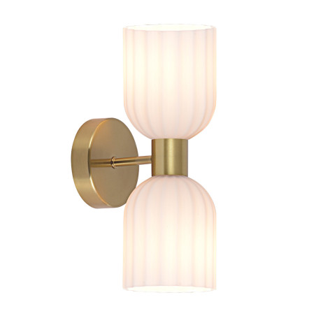 NOWOŚĆ Podwójny kinkiet Piega biały 2xE14 Light Prestige