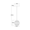 NOWOŚĆ Lampa wisząca Brillant 1 złota LED CCT Light Prestige