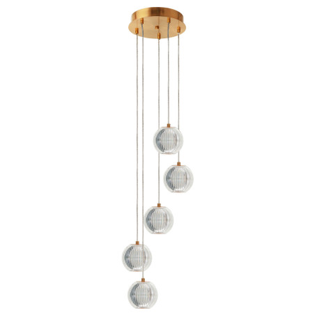 NOWOŚĆ Lampa wisząca Brillant 5 złota LED CCT Light Prestige