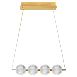 NOWOŚĆ Lampa wisząca Brillant 4 złota LED CCT Light Prestige