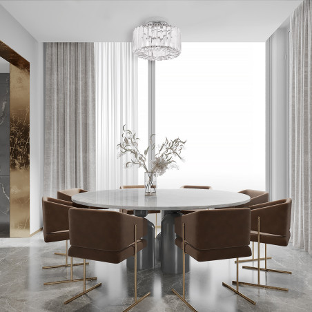 NOWOŚĆ Plafon Vetro chrom 1xE27 Light Prestige