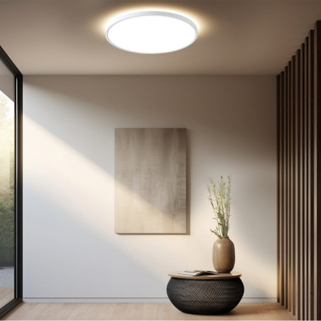 NOWOŚĆ Plafon Pryzma 38 cm biały LED CCT Light Prestige