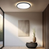 NOWOŚĆ Plafon Pryzma 38 cm czarny LED CCT Light Prestige