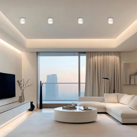NOWOŚĆ Oprawa natynkowa Kendal L biała GX53 Light Prestige